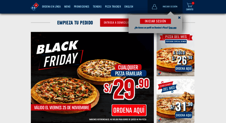 Access Dominos Com Pe Domino S Home Page Domino S Pizza Order Pizza Online For Delivery Dominos Com