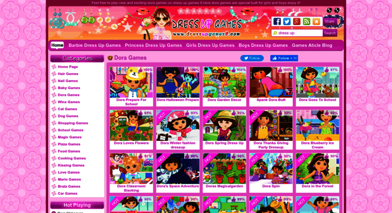 Access Dora Dressupgames8 Com Dora Games Dora Games Online