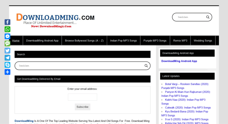 Access downloadming.info. DOWNLOADMING | Latest And Old Hindi Movies