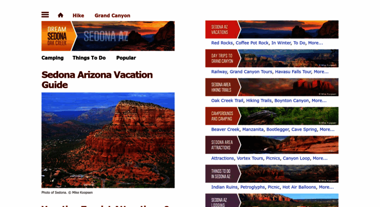 Access Dreamsedona Com Sedona Arizona Vacation Guide Oak Creek