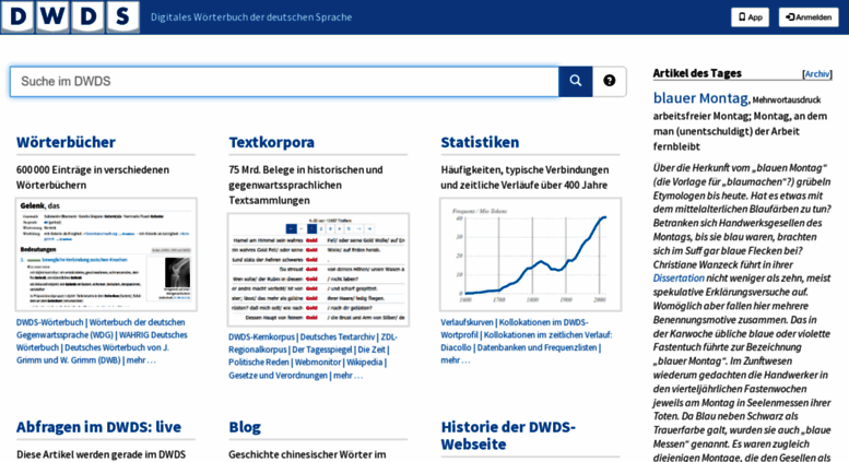 Digitales Wörterbuch Der Deutschen Sprache www.accessify.com