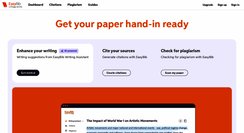 easybib plagiarism checker