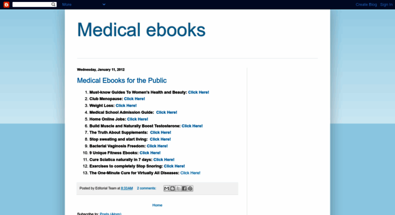 Medical Ebook Blogspot