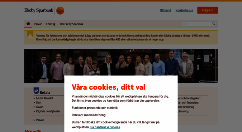 Access ekebysparbank.se. Bank, rådgivning och smarta tjänster för 