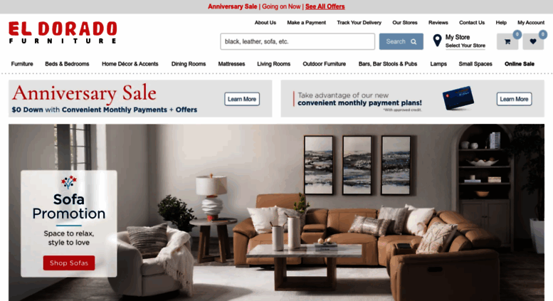 Access Eldoradofurniture El Dorado Furniture A Diffe Kind Eldoradofurniture Screenshot