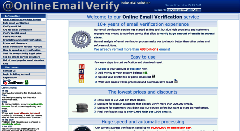 bulk email verifier online