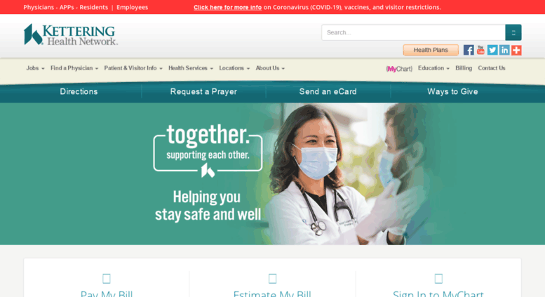 Access employees.ketteringhealth.org. Kettering Health Network