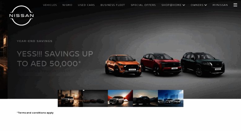 Nissan official website uae