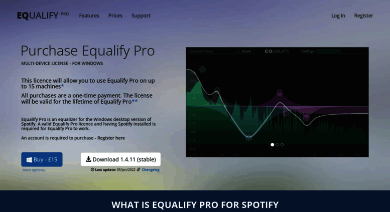 access equalizer on spotify pc