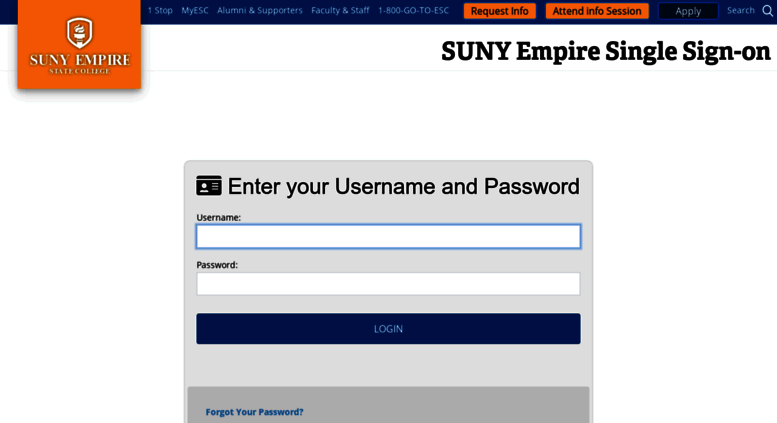 Access Escnet esc edu Login SUNY Empire State College