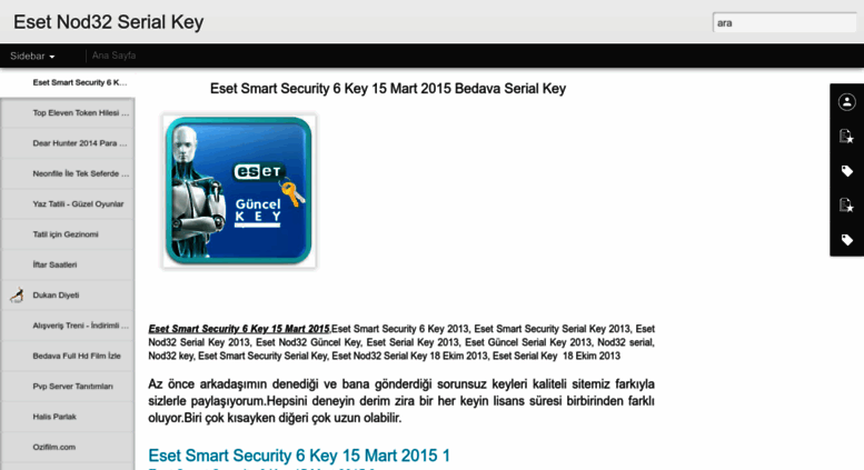 esed nod32 key guncel