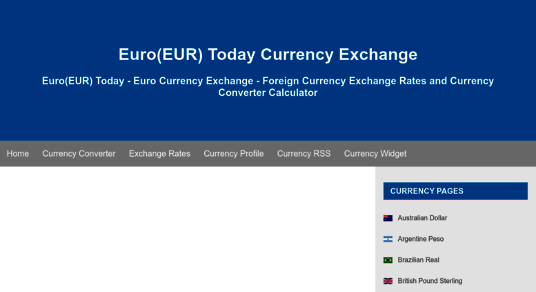 Forex Currency Exchange Rates Calculator  Forex Scalping 