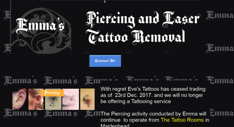 Access Eve Tattoo Com Eve S Tattoo And Piercing Marlow