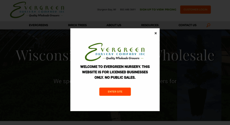Access Evergreennurseryco Evergreen Nursery Company Inc Access Evergreennurseryco Evergreen Nursery Company Inc