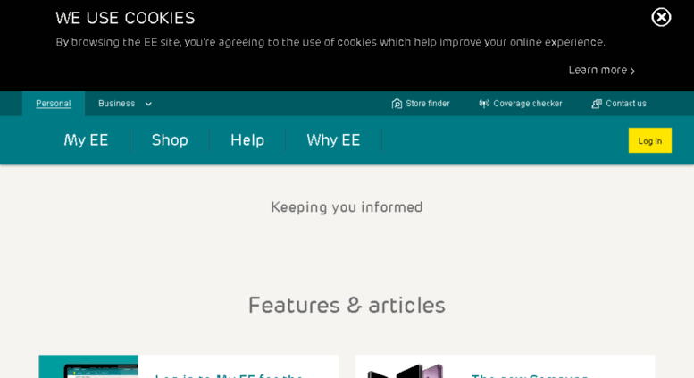 Access Explore Ee Co Uk Ee And Me Keeping You Informed Ee