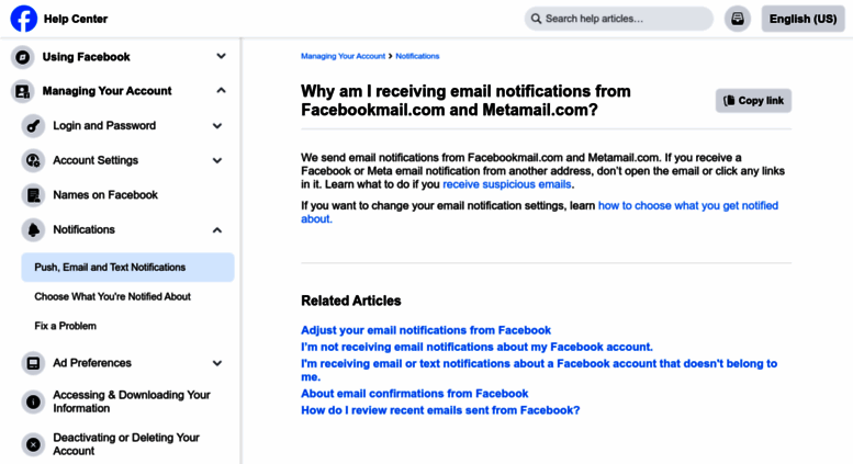 mail von facebookmail com