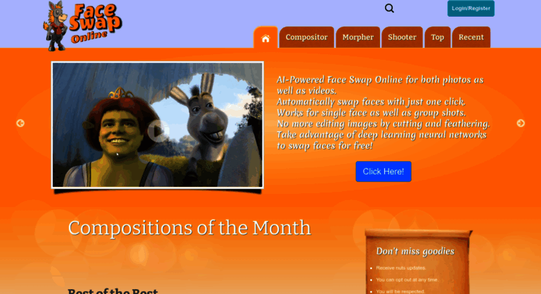 Access Faceswaponline Com Face Swap Online Generate Crazy Images With This Web App