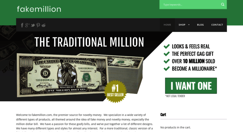 Access Fakemillion Com Fakemillion One Million Dollar Bill Fake