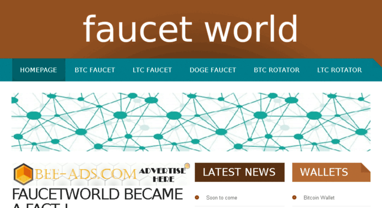 Access Faucetworld Org Faucet World For The Top Faucet And Free - 