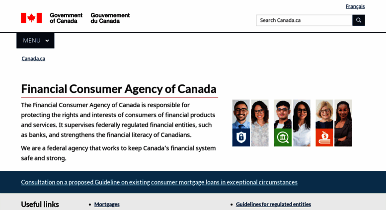 Access Fcac Gc Ca Financial Consumer Agency Of Canada Canada Ca