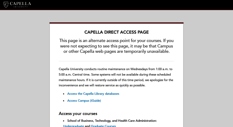 Access Fd capella edu OpenAM Login 