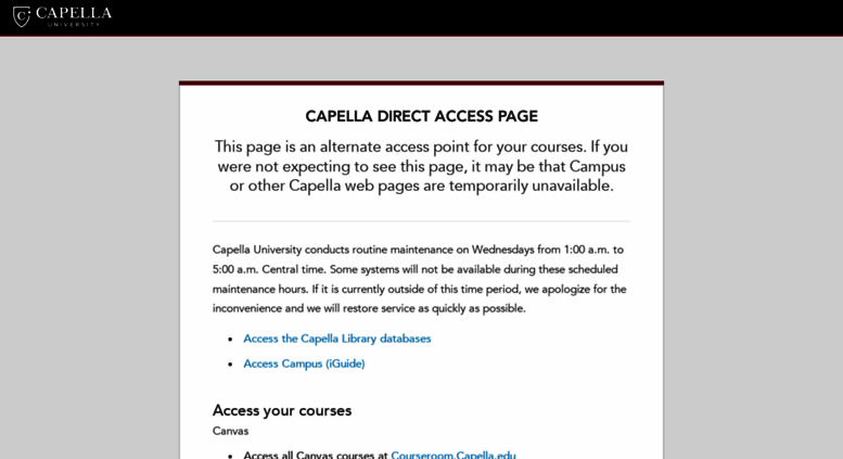 Access Fd capella edu OpenAM Login 