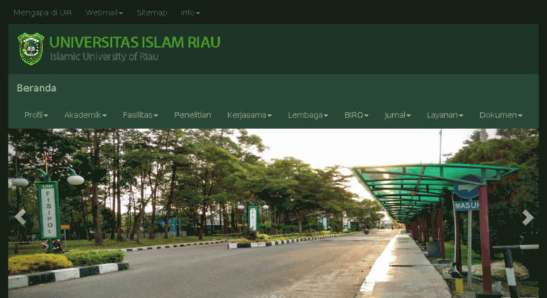 Access fekon.uir.ac.id. Universitas Islam Riau