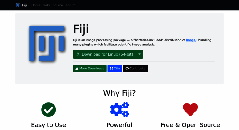 Access Fijisc Fiji Imagej With Batteries Included