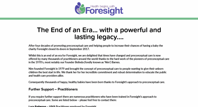 foresight health foresight health