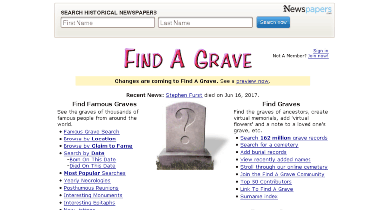 Access Forums.findagrave.com. Find A Grave - Millions Of Cemetery Records