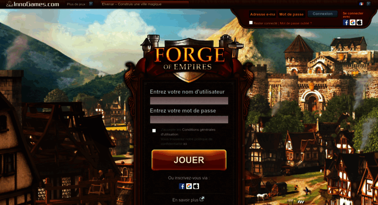 Access fr11.forgeofempires.com. Forge of Empires - Jeu de stratégie en