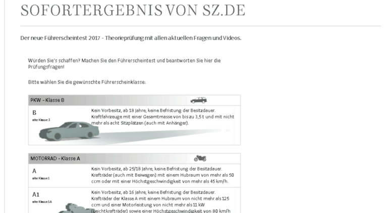 Access fragebogen-fahrschule.sueddeutsche.de.