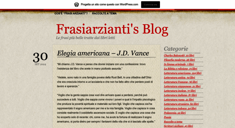 Access Frasiarzianti Wordpress Com Frasiarzianti S Blog Le Frasi Piu Belle Tratte Dai Libri Letti