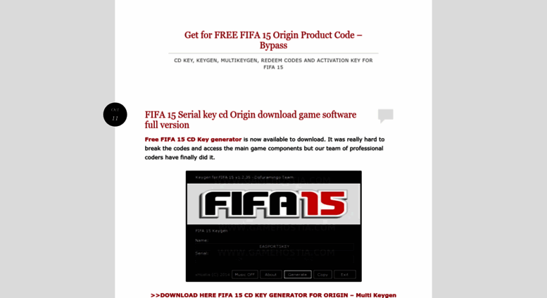 get fifa 15 key