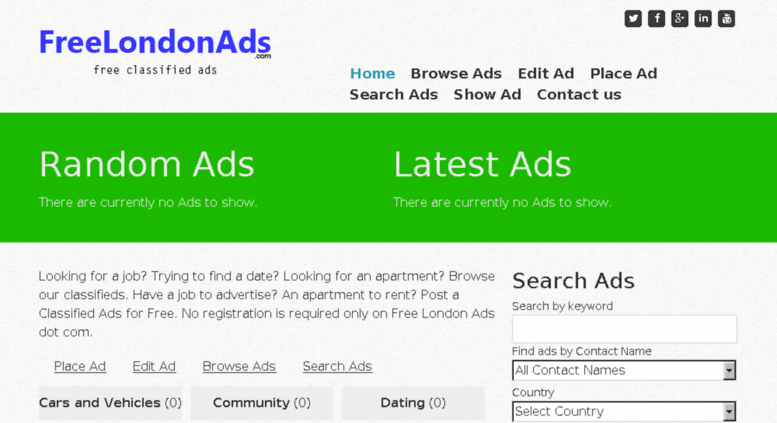Classifieds dating London