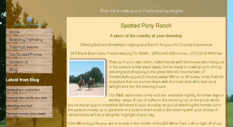 Access Frontrowpony Exposure Co Fredericksburg Tx Bed And