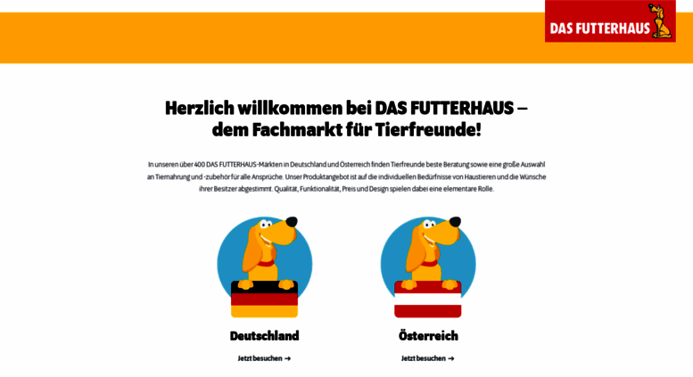 Access Futterhaus Com Das Futterhaus Herzlich Willkommen