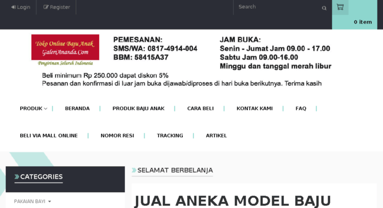 880 Model Baju Anak Online Gratis Terbaik