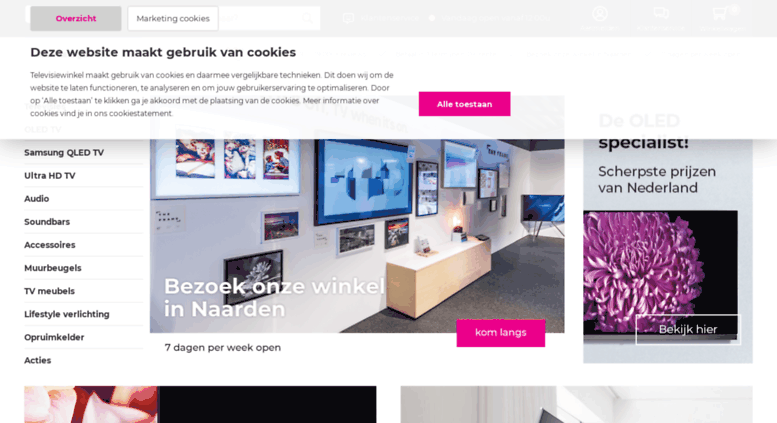 Access gamediscounter.com. Televisiewinkel.nl winkel van Tom Coronel! - dé televisie specialist