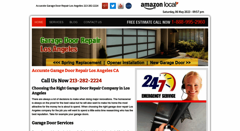 Access Garagedoorrepairlosangelescal Com Accurate Garage