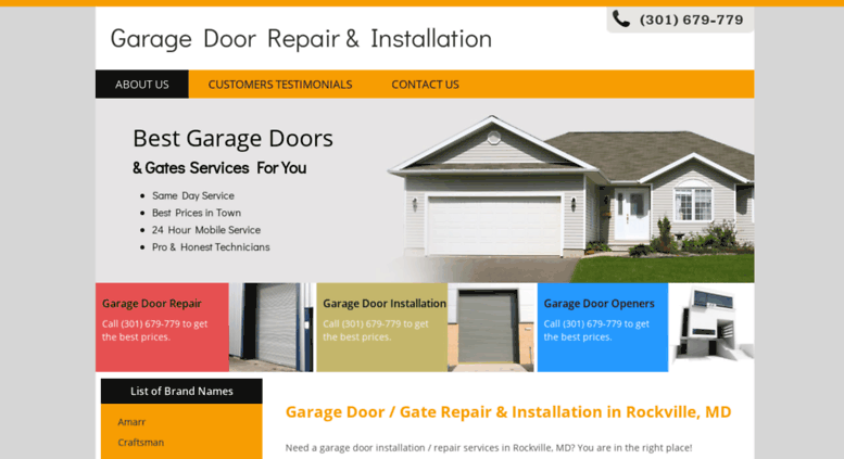 Access Garagedoorrepairrockvillemd Biz 301 679 7792 19 Svc