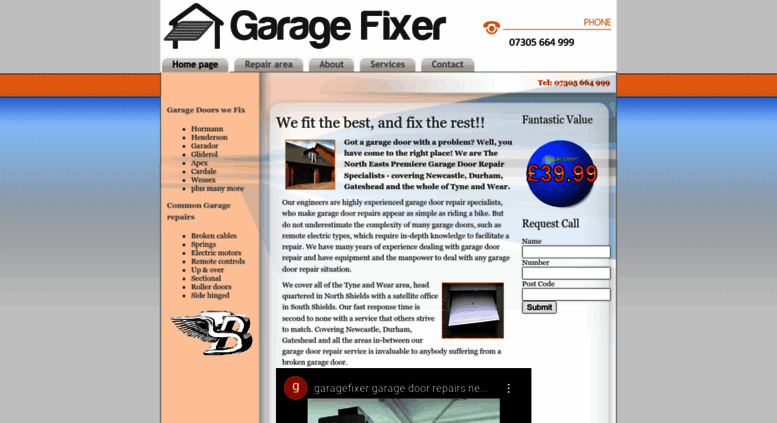 Access Garagefixer Co Uk Garage Doors Newcastle Newcastle