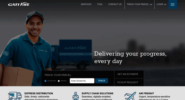 Access gatikwe.com. GATI-KWE - A leading Express Distribution and ...