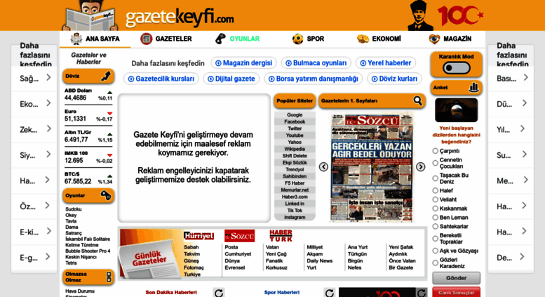 Access Gazetekeyfi Gazete Keyfi Gazeteler G ncel Haberler K e 