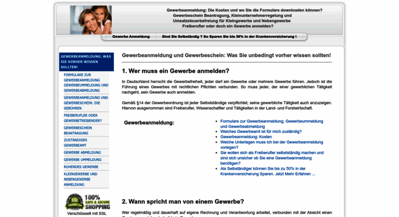 Access Gewerbe Anmeldung Com Gewerbeanmeldung Und Gewerbeschein
