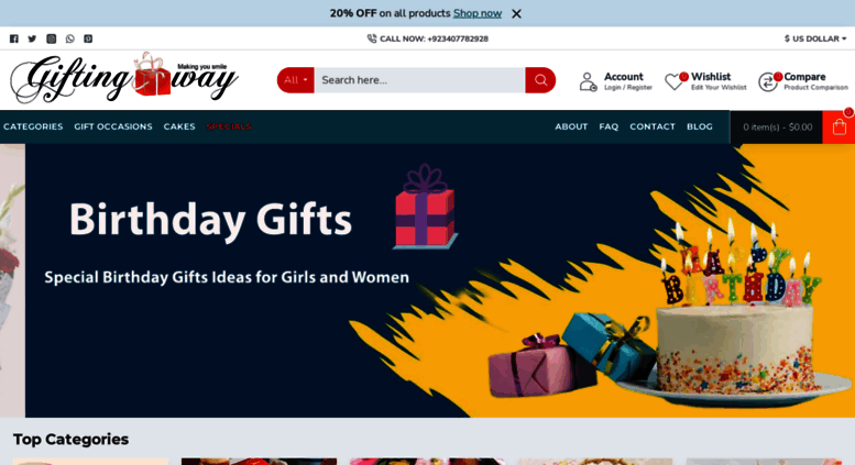 giftingway.com. Send Gifts to Pakistan