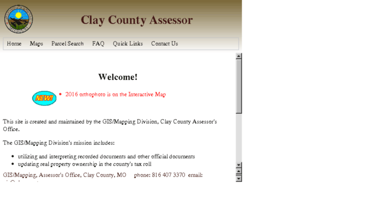 Clay County Mo Gis Access Gisweb.claycountymo.gov. Clay County Assessor Gis - Internet