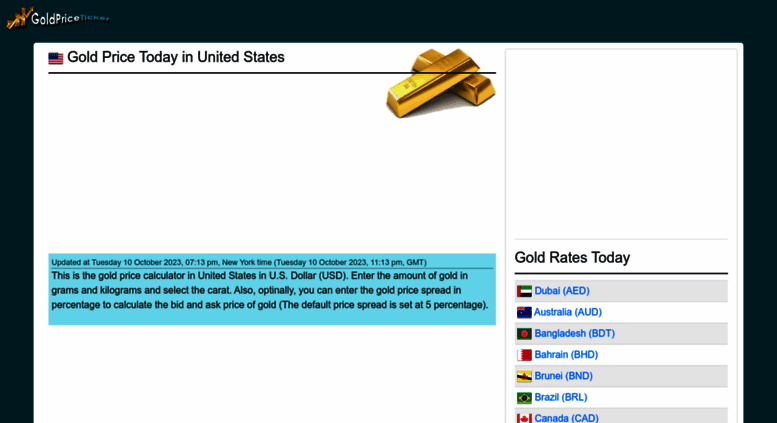 Access Goldpriceticker Cur Gold Price In United States Goldpriceticker Cur Gold Price