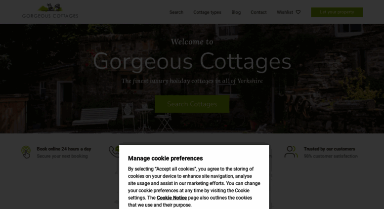 Access Gorgeouscottages Com Luxury Yorkshire Holiday Cottages