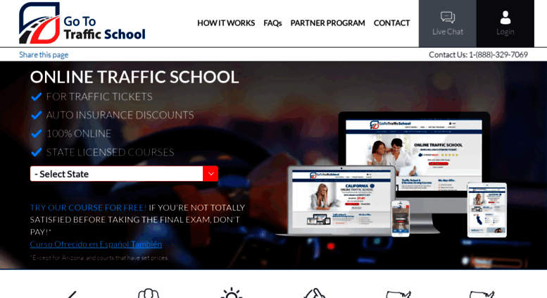 Go To Traffic School >> Access Gototrafficschool Com Traffic School Defensive Driving Go To Traffic School >> Access Gototrafficschool Com Traffic School Defensive Driving